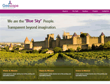 Tablet Screenshot of geoscope.in